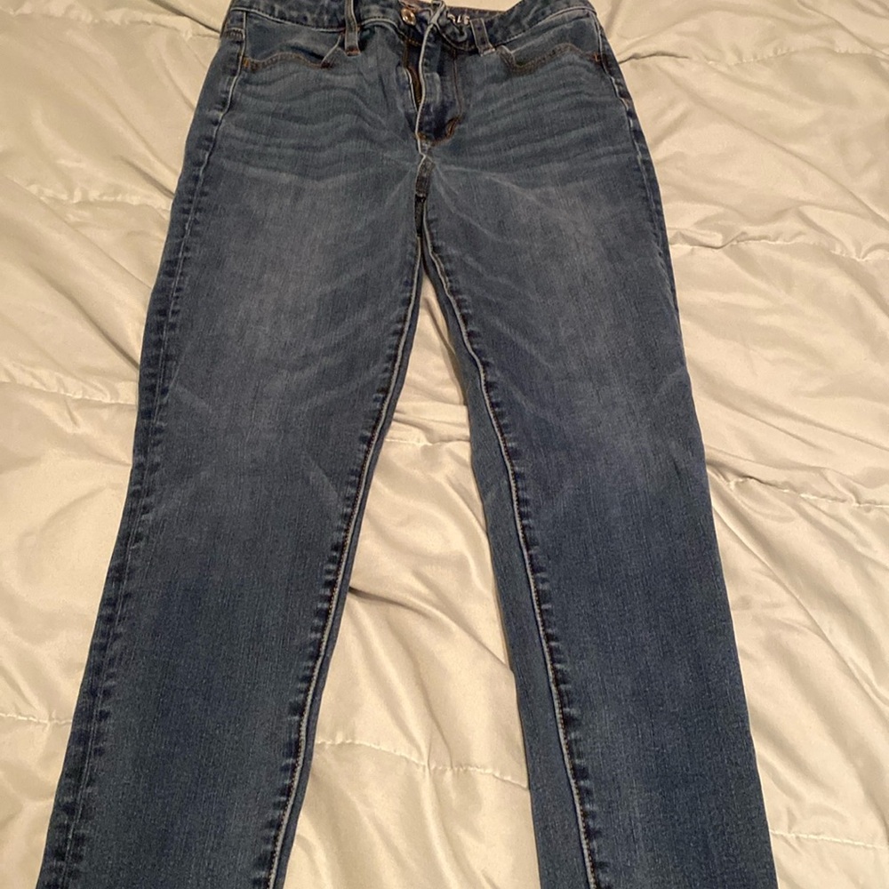 American eagle skinny jeans size 4 short